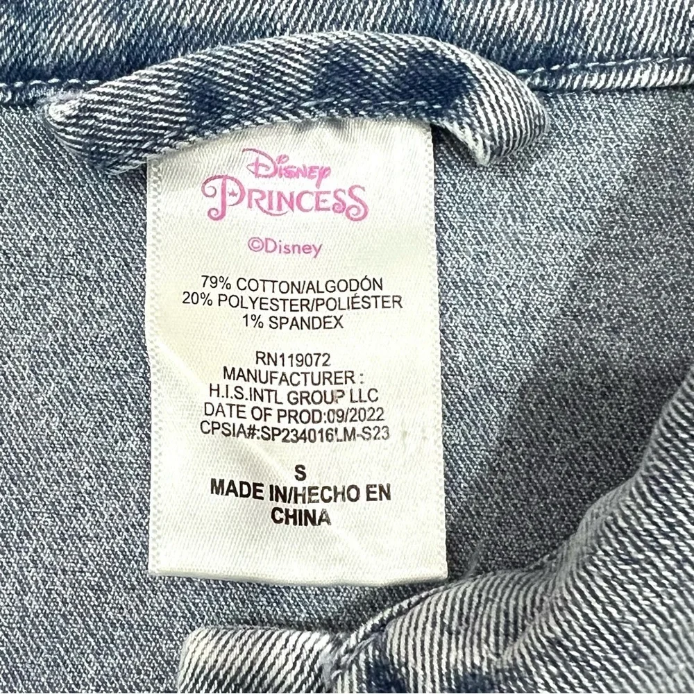 Disney Princess The Little Mermaid Ariel Girls Denim Jean Jacket